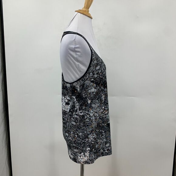 Fabletics Eiffel Tank Women M Medium Gilded Granite Scoop Neck Stretch Racerback - Picture 4 of 13